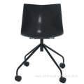 office colorful swivel plastic modern chair